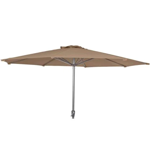 Alexander Rose Round 3.0m Ø Aluminium Parasol (Crank) – Taupe