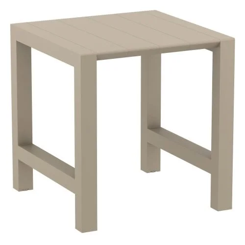 Vegas Extendable Outdoor Bar Table (100cm x 100/140cm) - Taupe