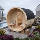 Anita Deluxe 2m Barrel Sauna with Narvi 6KW Heater