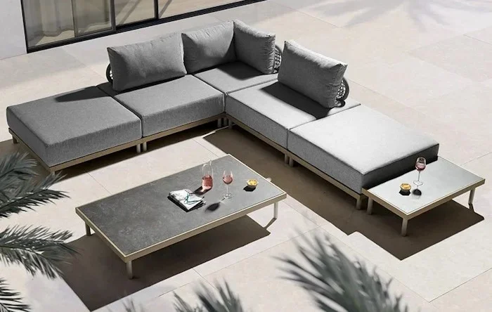 modular outdoor corner sets