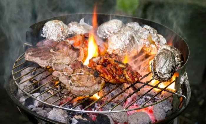 Charcoal BBQ Range at Outdoor Living