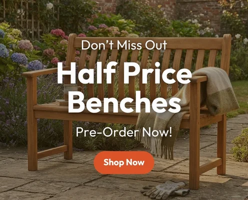 September Savings - Half Price Bench Sale