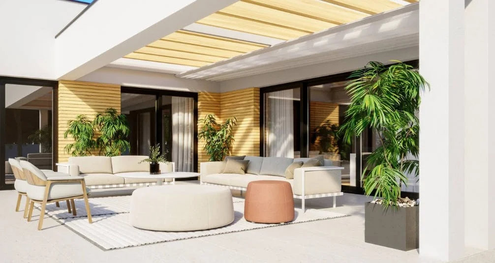 The Flat Edition Bespoke Pergola Garden