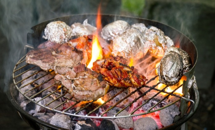 Charcoal BBQ Range at Outdoor Living
