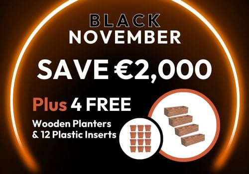 Black Friday Sale Huge Savings on Greenhouses and Free Wooden Planters