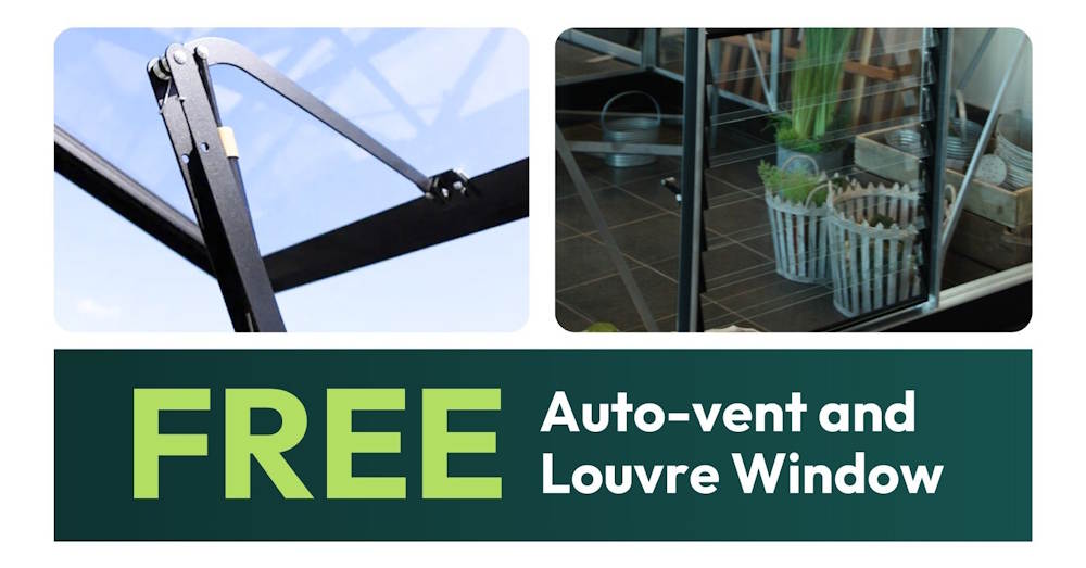 Free Auto Vent and Louvre Window