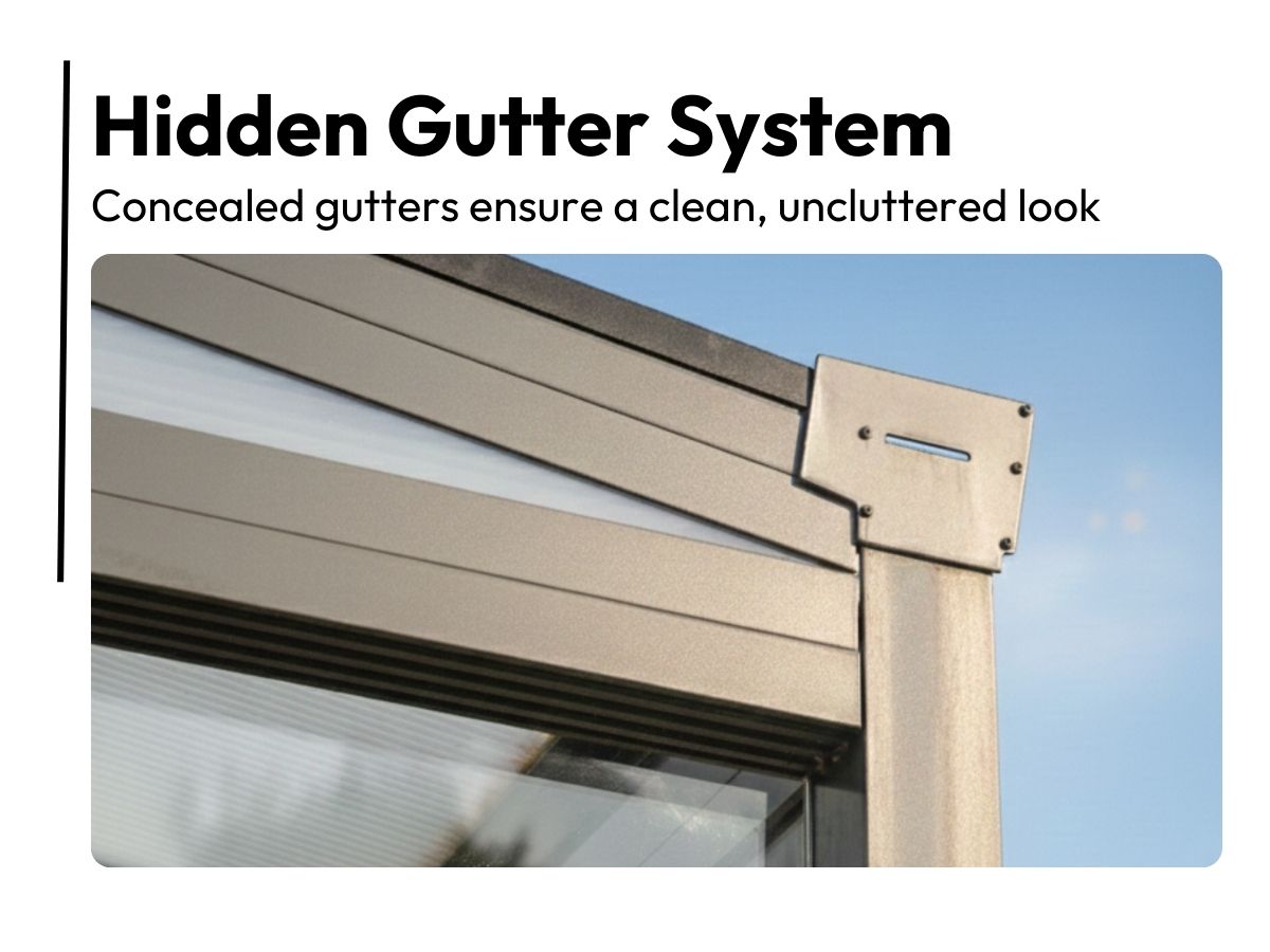Hidden Gutter System